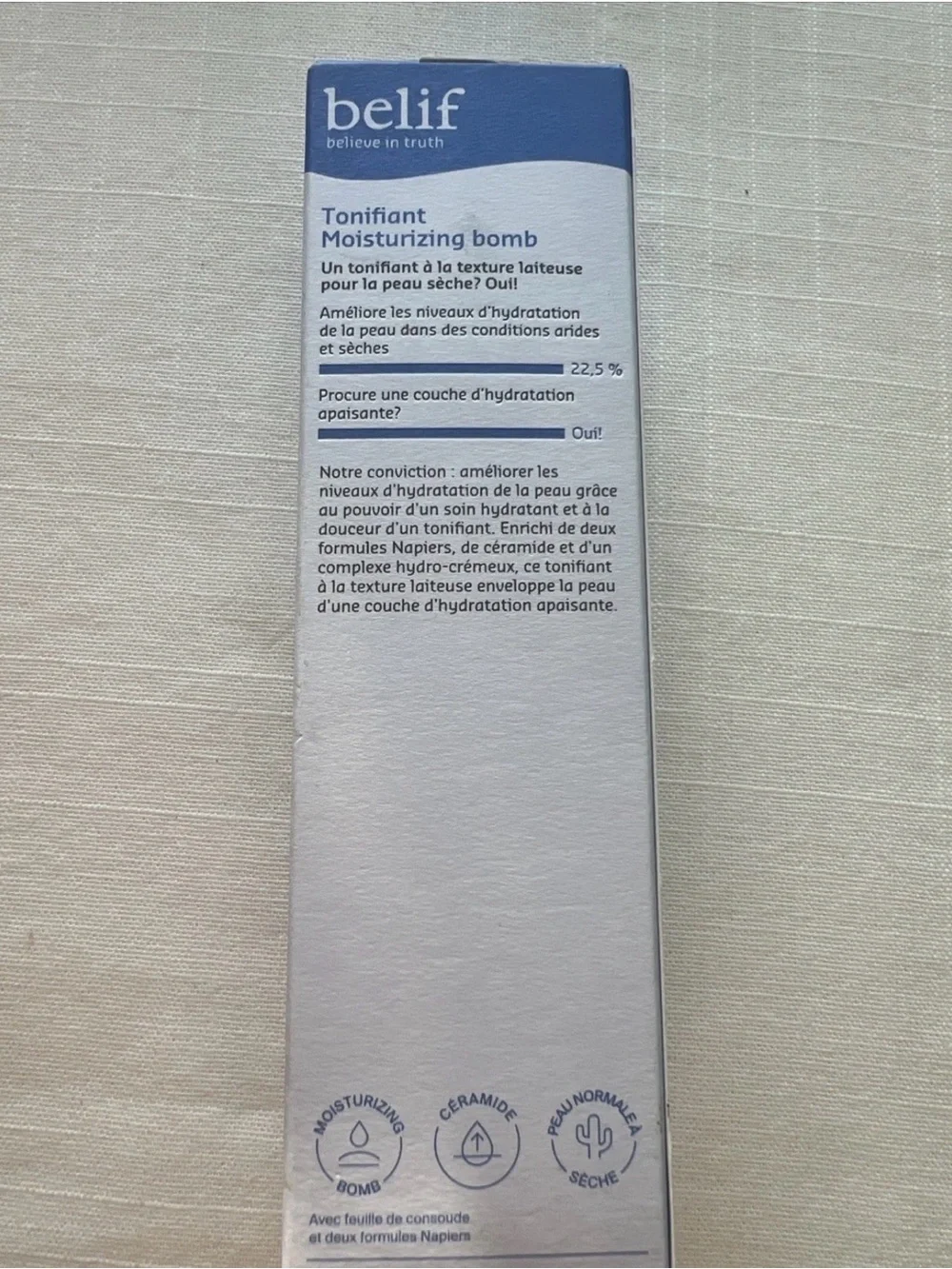 belif Moisturizing Bomb Toner Milky Hydrating Facial Toner NIB⁠